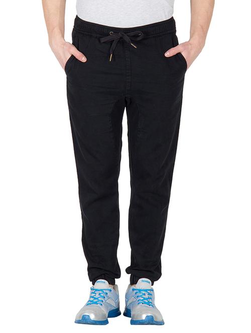 black cotton jogger - 15610321 - Very Small Image - 1