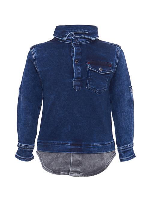 blue cotton shirt - 15610414 - Very Small Image - 1