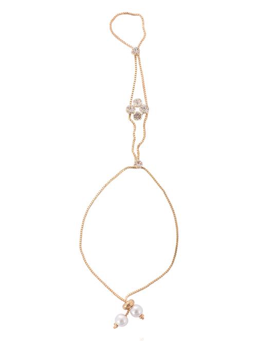 trinetra stylish & elegant finger links bracelet - 15610836 - Very Small Image - 1