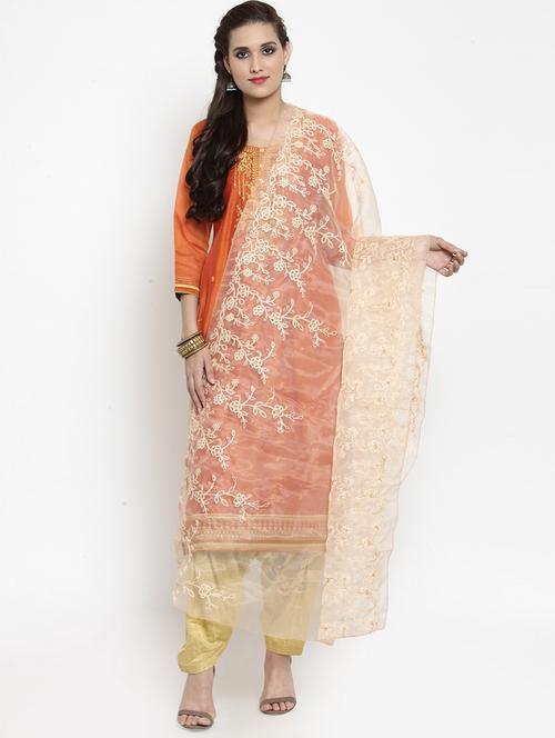 tonal embroidered dupatta - 15612360 - Very Small Image - 1