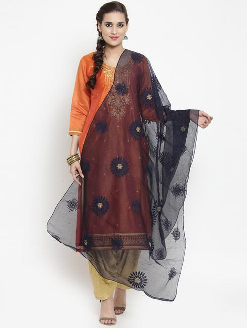 tonal embroidered dupatta - 15612367 - Very Small Image - 1