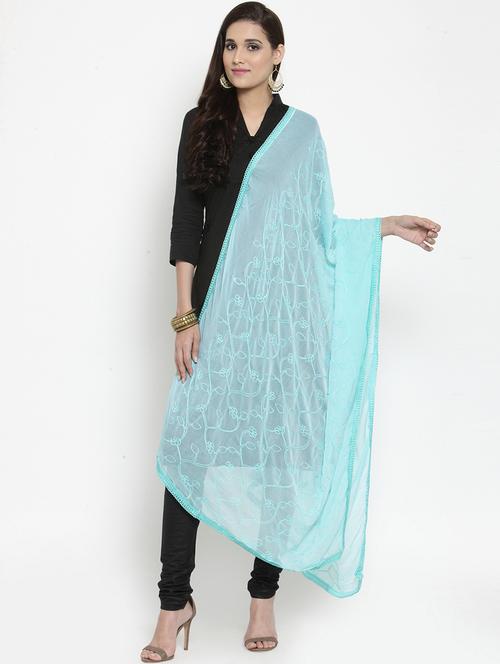 tonal embroidered dupatta - 15612391 - Very Small Image - 1