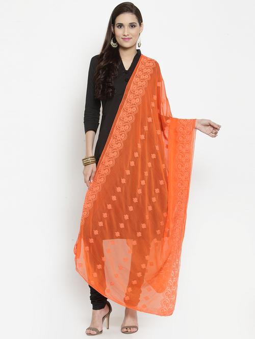 tonal embroidered dupatta - 15612393 - Very Small Image - 1