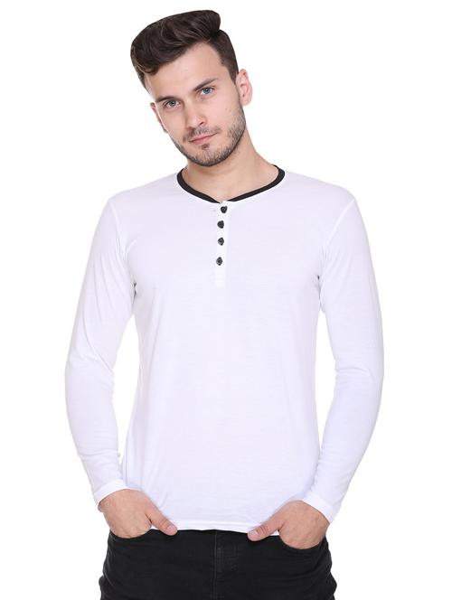 white cotton blend t-shirt - 15614308 - Very Small Image - 1