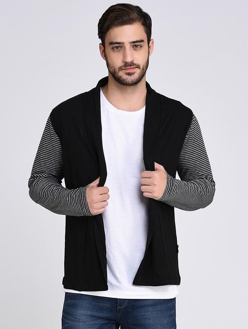 black cotton shrug - 15614758 - Very Small Image - 1
