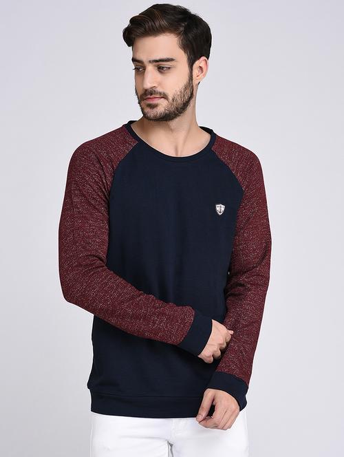 blue cotton sweatshirt - 15614766 - Very Small Image - 1