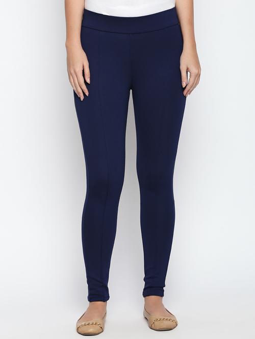 navy high rise jegging - 15615687 - Very Small Image - 1