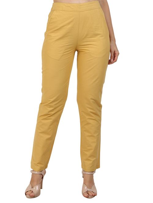 high waist flat front trouser - 15616426 - Very Small Image - 1