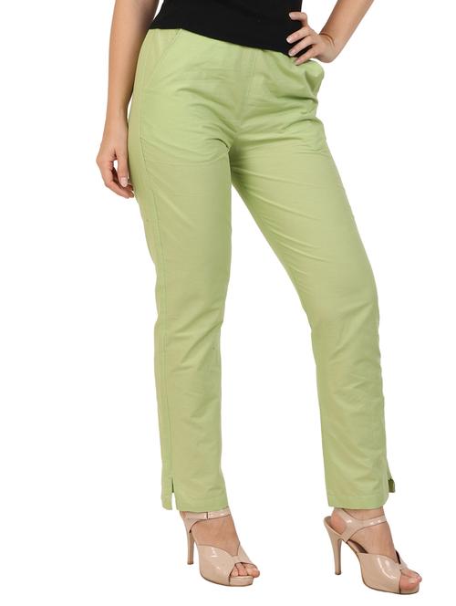 high waist flat front trouser - 15616431 - Very Small Image - 1