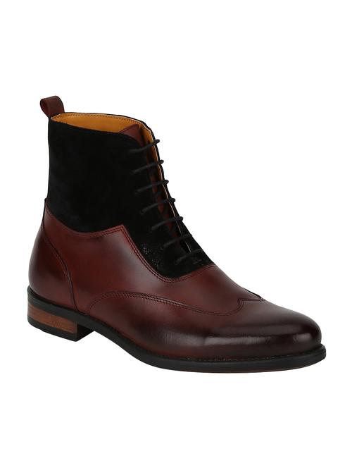 black leather high ankle boots - 15616510 - Very Small Image - 1