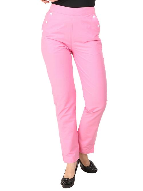 high waist flat front trouser - 15616732 - Very Small Image - 1