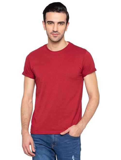 red cotton t-shirt - 15616863 - Very Small Image - 1