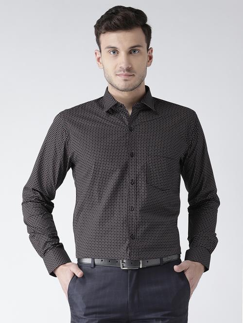 black cotton formal shirt - 15619123 - Very Small Image - 1