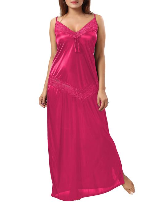 lace trim bow tie nighty - 15619687 - Very Small Image - 1