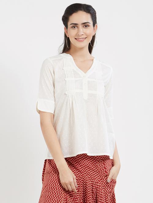 dobby placket detail top - 15619709 - Very Small Image - 1