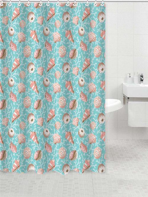digital dessert design shower curtain with 12 eyelets and 12 hooks (single pc, 71 - 15619713 - Very Small Image - 1