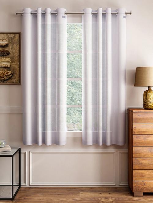 pink design 2 melody sheer window curtains 4.5 ft x 5 ft. (54" x 60) - 15619729 - Very Small Image - 1