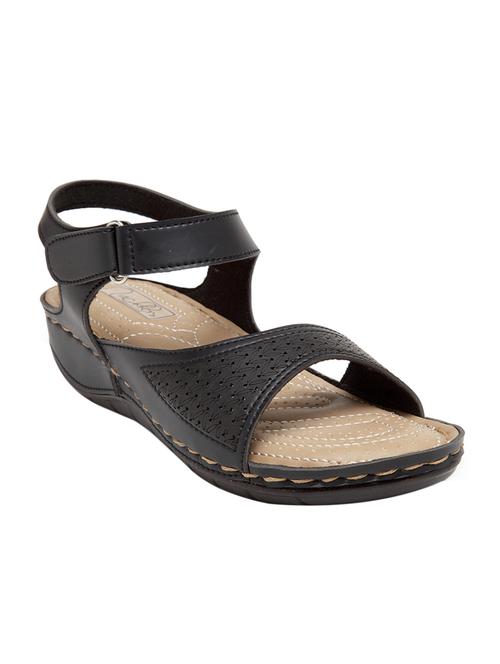 black back strap sandals - 15620456 - Very Small Image - 1