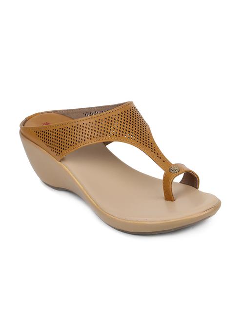 tan one toe wedges - 15623449 - Very Small Image - 1
