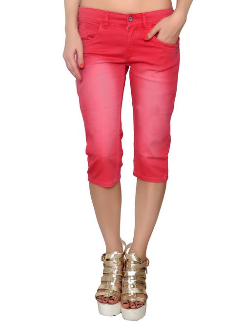 stone washed slim fit capri - 15623466 - Very Small Image - 1