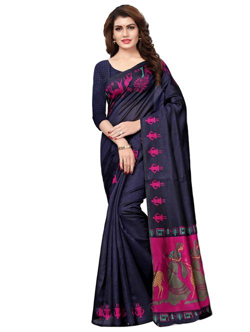 conversational bordered saree - 15624365 - Very Small Image - 1
