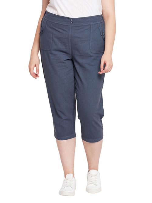 pocket patch button detail plus capri - 15624485 - Very Small Image - 1