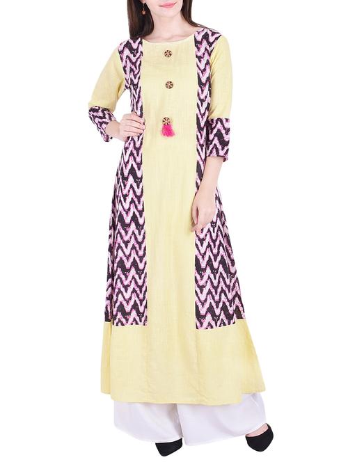 panel a-line kurta - 15624793 - Very Small Image - 1