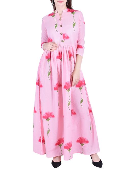 flared printed kurta - 15624807 - Very Small Image - 1