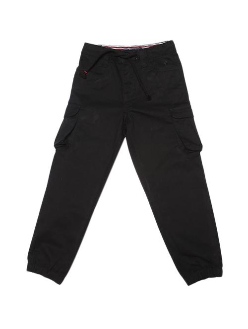black cotton blend jogger - 15625242 - Very Small Image - 1