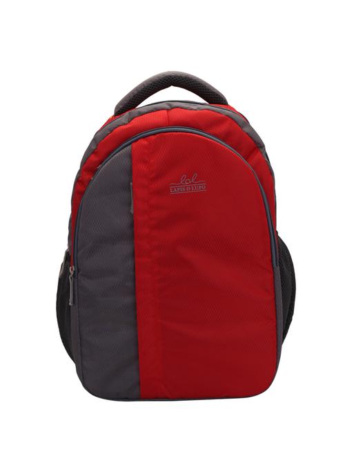 red cotton polyester blend backpack - 15625766 - Very Small Image - 1