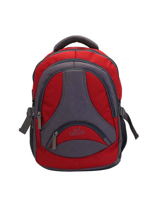 red cotton polyester blend backpack - 15625770 - Very Small Image - 1
