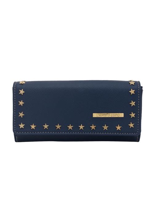 blue leatherette (pu wallet - 15625784 - Very Small Image - 1