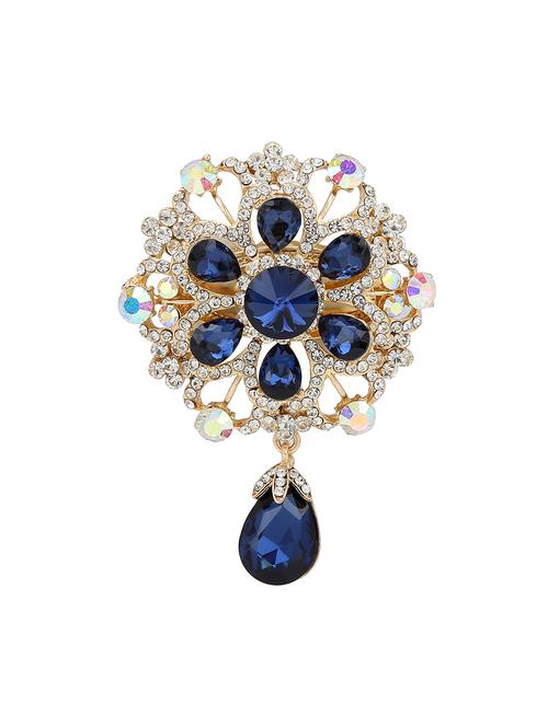 blue metal brooch - 15627753 - Very Small Image - 1