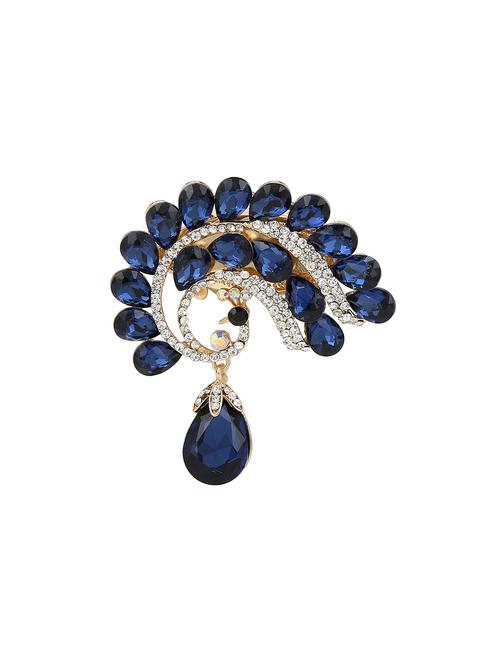 blue metal brooch - 15627759 - Very Small Image - 1