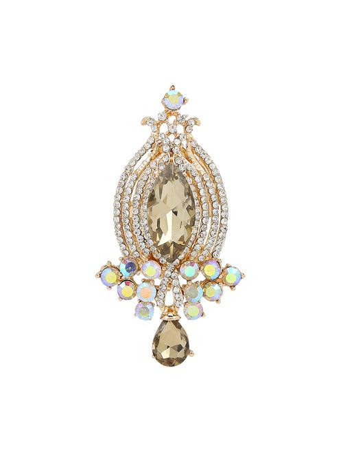 gold metal brooch - 15627772 - Very Small Image - 1