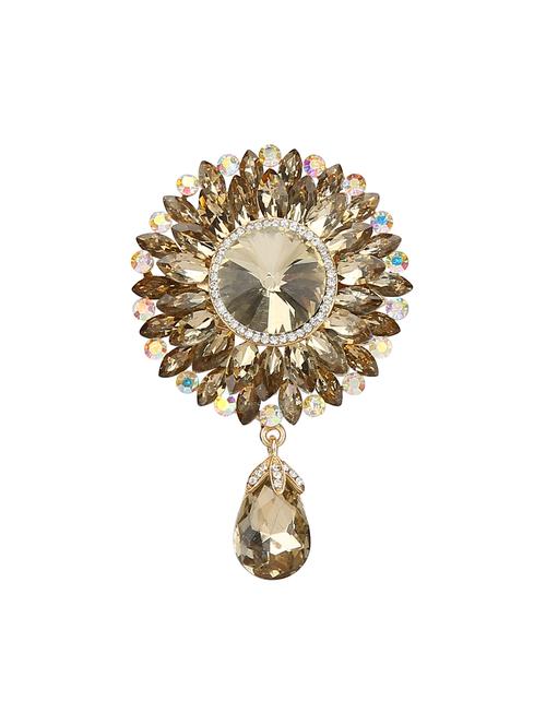 gold metal brooch - 15627866 - Very Small Image - 1