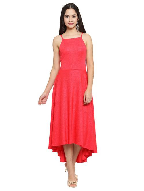 asymmetric flared dress - 15628107 - Very Small Image - 1