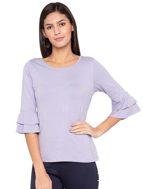 layered bell sleeved top - 15628304 - Very Small Image - 1