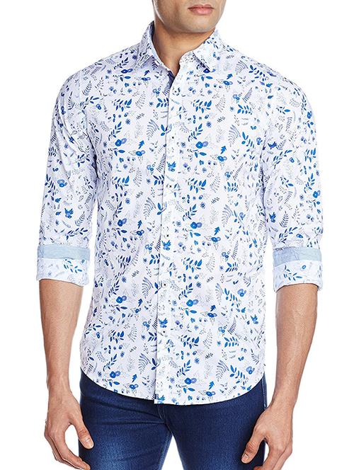 white cotton casual shirt - 15628428 - Very Small Image - 1