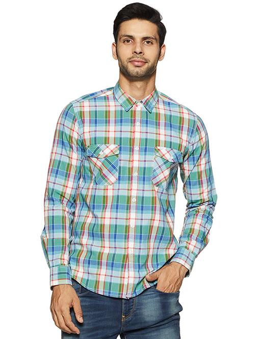multicolor cotton casual shirt - 15628467 - Very Small Image - 1