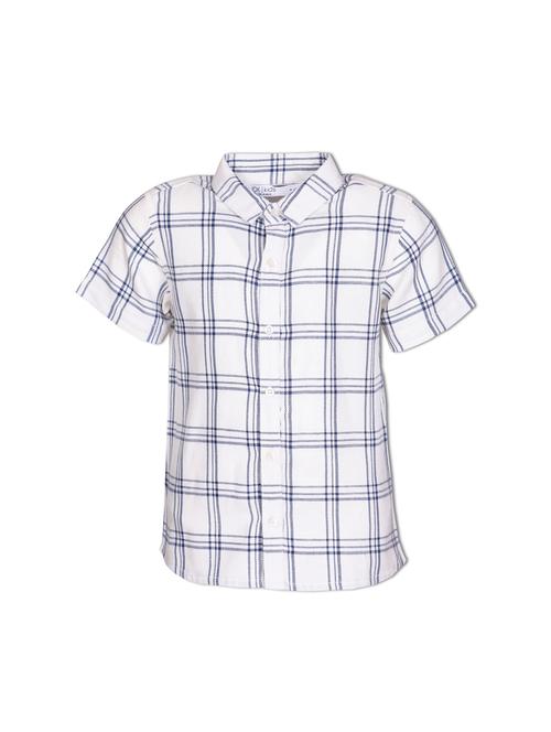 curved hem grid pattern shirt - 15628684 - Very Small Image - 1