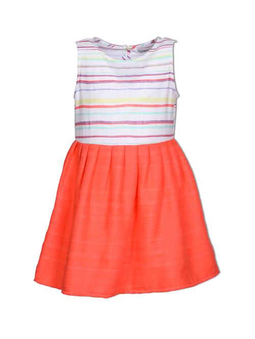 orange viscose frock - 15628692 - Very Small Image - 1