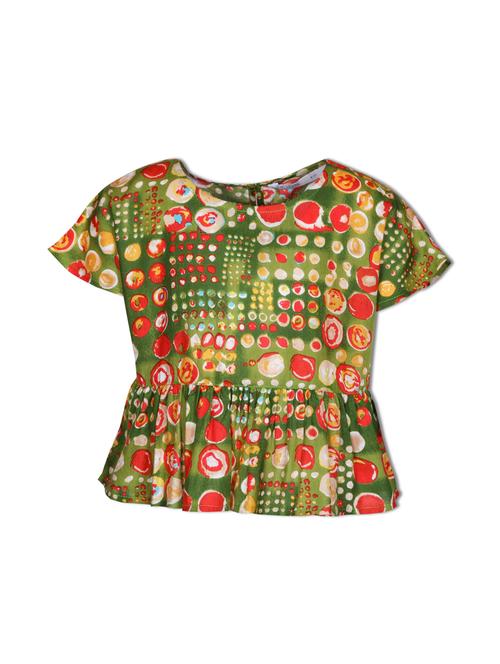 girls round neck top - 15628743 - Very Small Image - 1