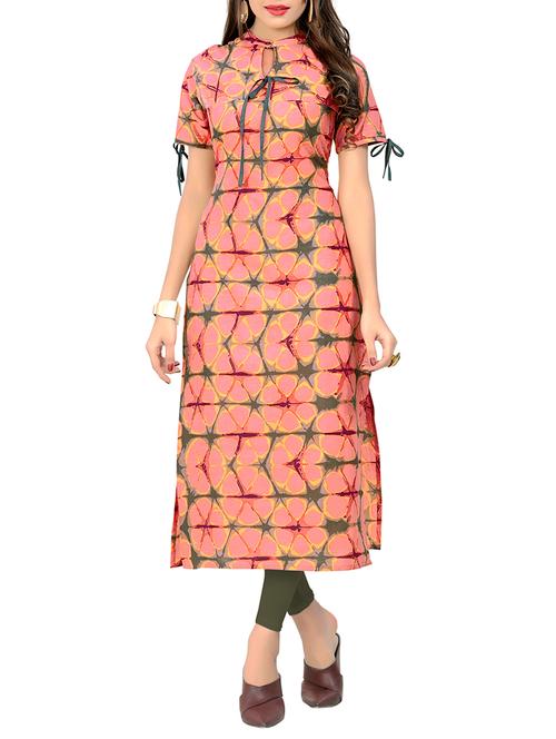 women's straight kurta - 15628752 - Very Small Image - 1