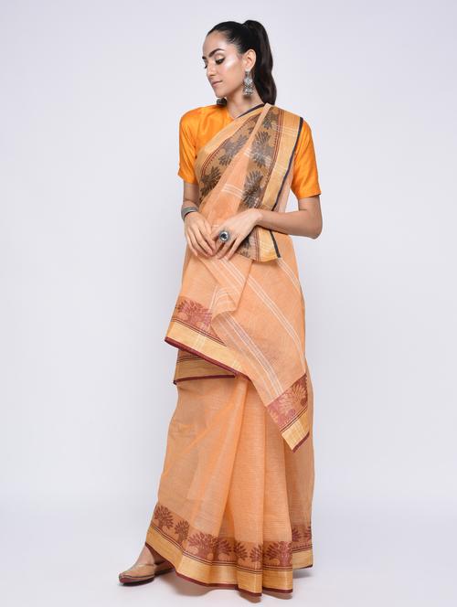 bengal tangaail saree - 15629691 - Very Small Image - 1