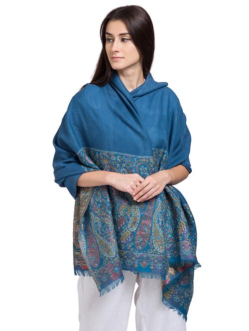 paisley woolen shawl - 15630224 - Very Small Image - 1
