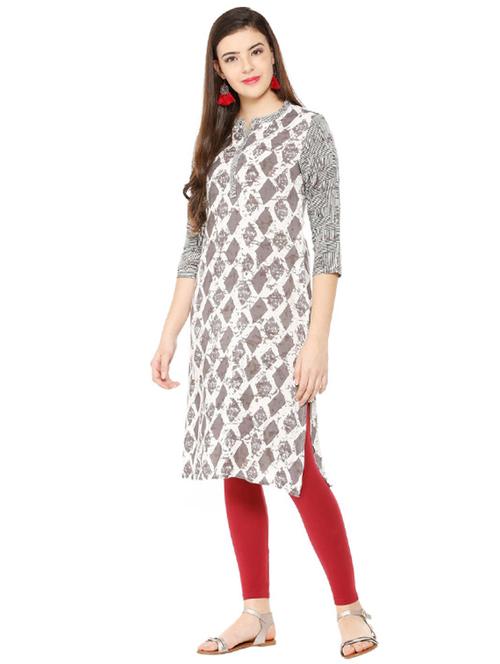 textured straight kurta - 15632142 - Very Small Image - 1