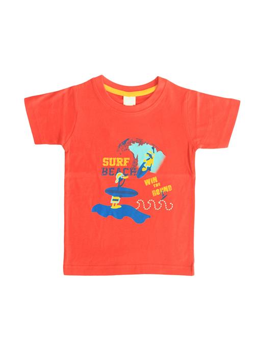 round neck graphic print t-shirt - 15636355 - Very Small Image - 1
