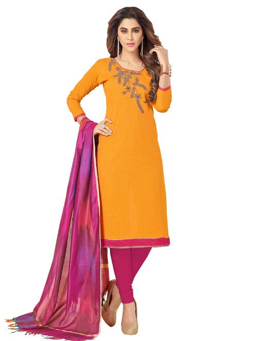 zardosi work churidaar suit - 15636507 - Very Small Image - 1