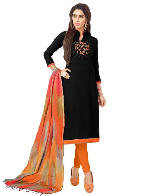 zardosi work churidaar suit - 15636514 - Very Small Image - 1